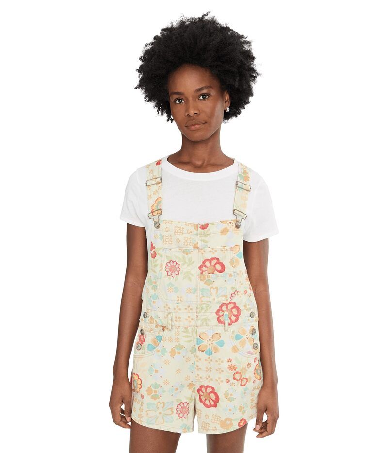 フリーピープル レディース トップス ジャンプスーツ プリントール Free People Ziggy Printed Shortall Sun Drenched Combo