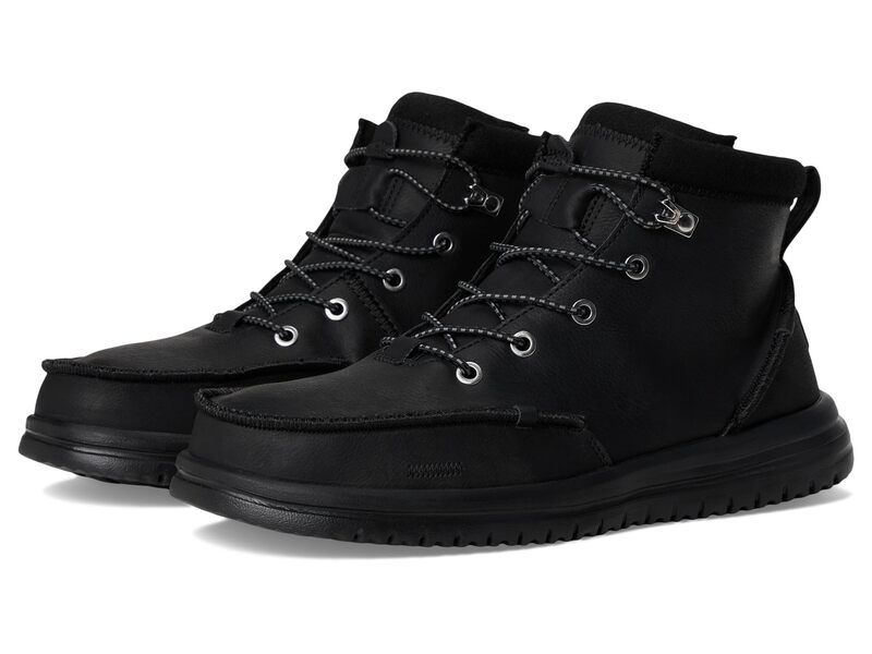 ヘイデュード メンズ シューズ ブーツ・レインブーツ Hey Dude Bradley Classic Tumbled BlackBlack ブラック