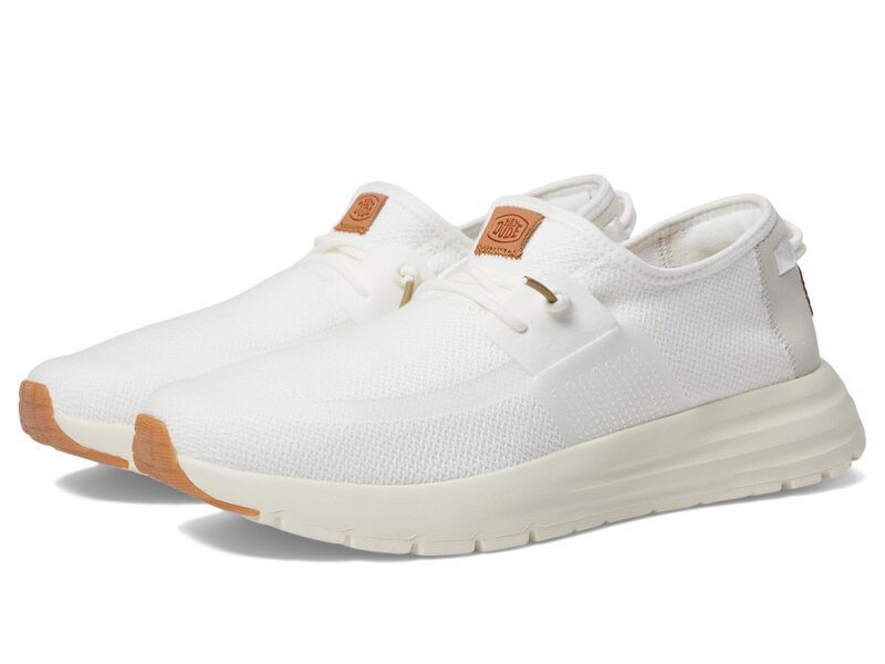 ヘイデュード メンズ シューズ スニーカー Hey Dude Sirocco Neutrals WhiteWhite ホワイト