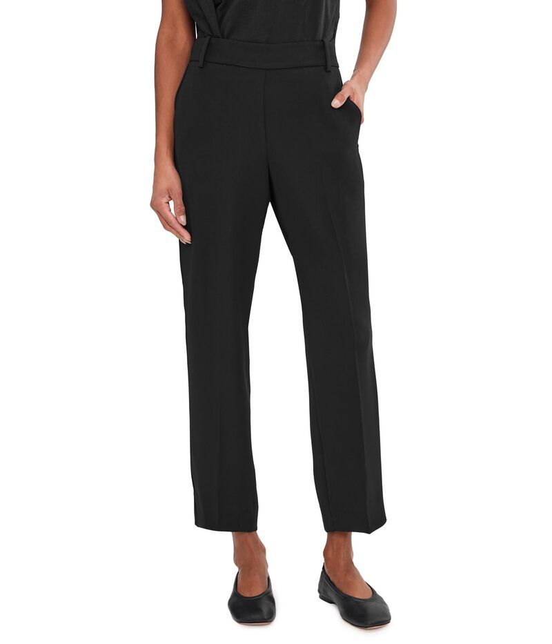 ヴィンス レディース ボトムス カジュアルパンツ Vince MidRise Tapered PullOn Pants Black ブラック