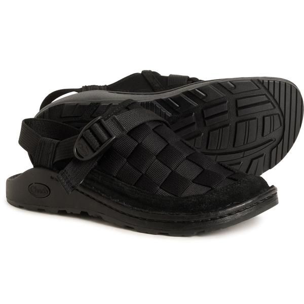 チャコ レディース シューズ スリッポン・ローファー Chaco Canyon Woven Clogs For Women Triple Black ブラック