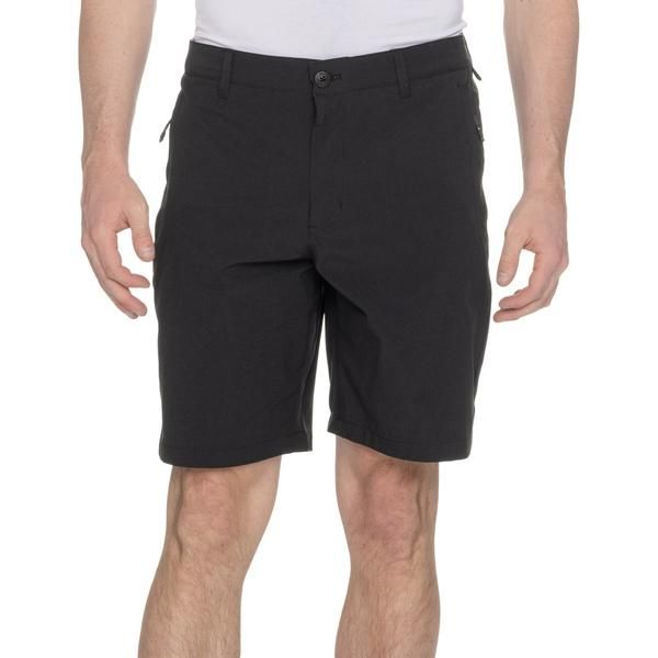 クイックシルバー メンズ ボトムス ハーフパンツ・ショーツ ショートパンツ Quiksilver Fisherman Double Pocket Amphibian Shorts UPF 50 Black ブラック