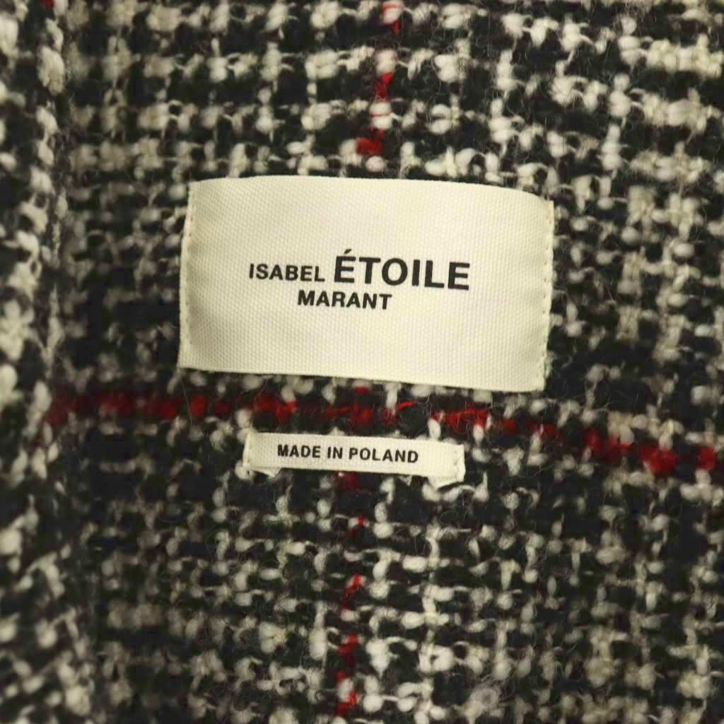 イザベルマランエトワール　ハウンドトゥース　シングルジャケット36 イザベル マラン エトワール ISABEL MARANT ETOILE チェック コート