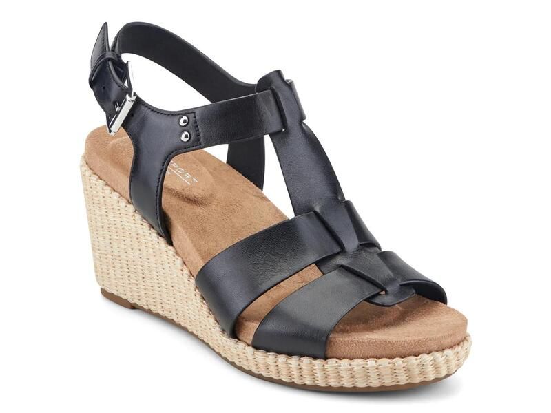 ロックポート レディース シューズ サンダル RockportBelle Wedge Sandal Black ブラック