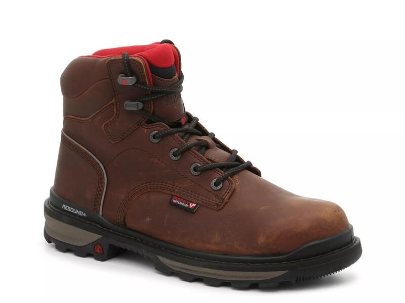 ロッキー メンズ シューズ ブーツ・レインブーツ RockyRams Horn Work Boot Dark Brown ブラウン
