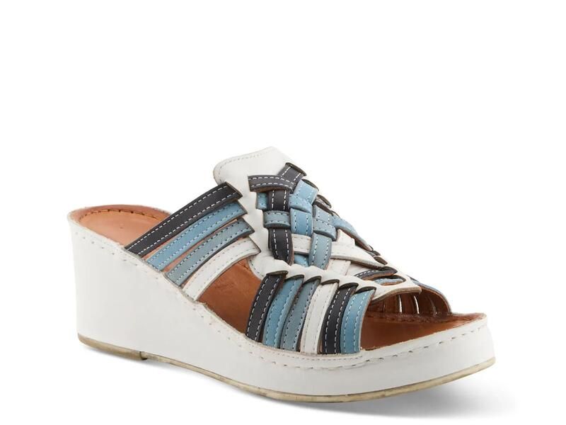 スプリングステップ レディース シューズ サンダル Spring StepNokiah Wedge Sandal WhiteMulticolor ホワイト