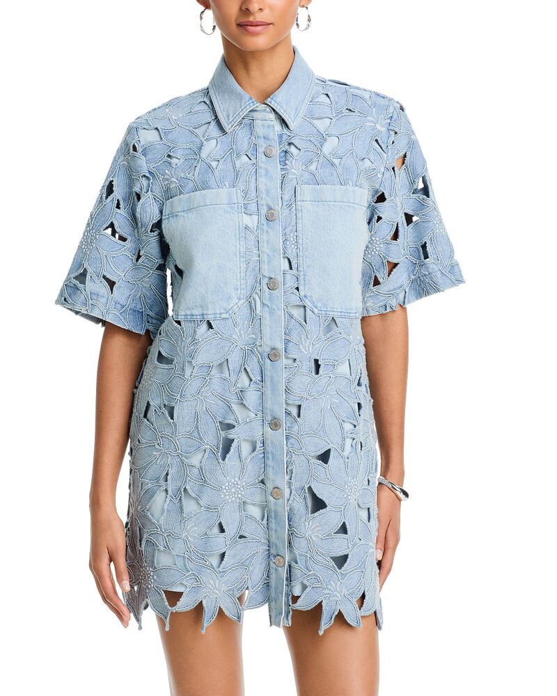 シムカイ レディース トップス ワンピース ミニ SIMKHAI Calyn Mini Dress Cetara