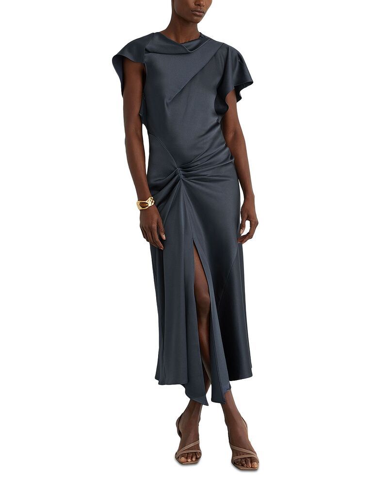 レイス レディース トップス ワンピース REISSasha Dresslate Grey スレート