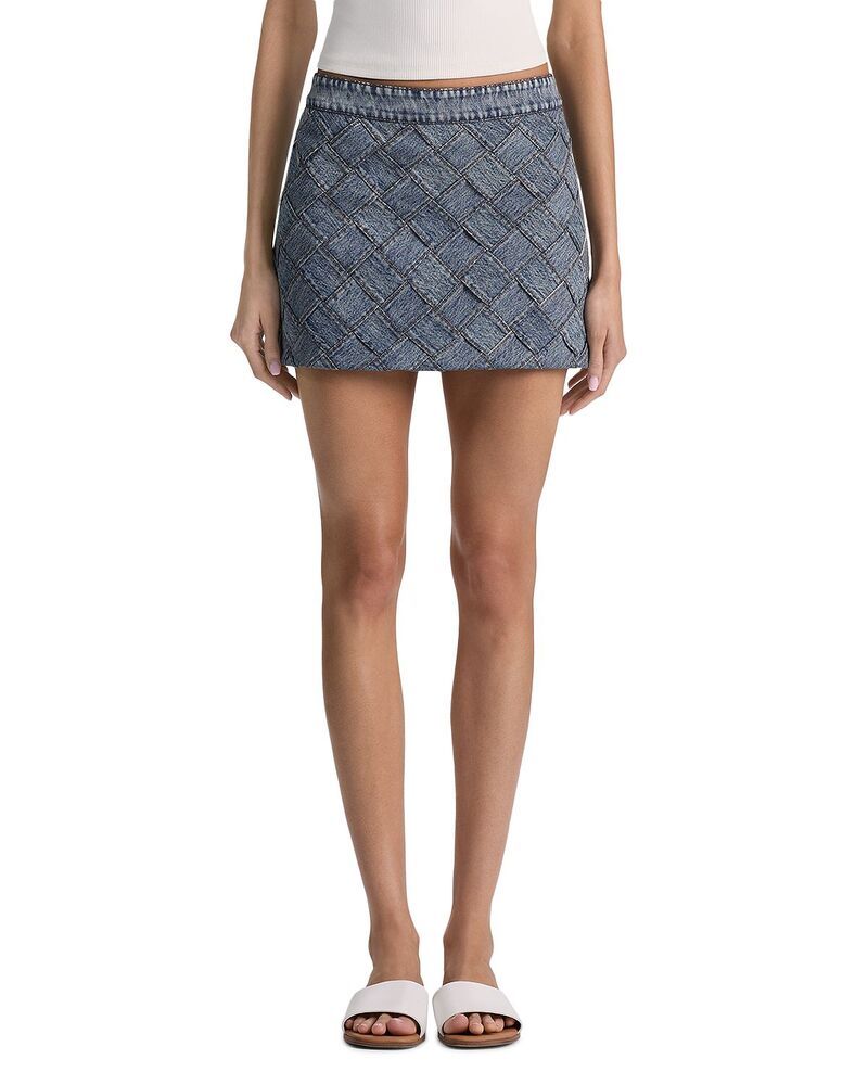 アリスアンドオリビア レディース ボトムスカート デニム Alice and Olivia Rubi Woven Denim Skirt Indigo インディゴ