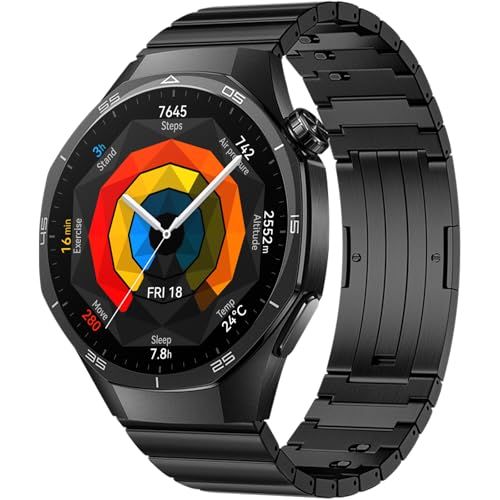 [KEYSJEFF] 超軽量22mm チタン製時計バンド対応Huawe Watch GT 5/4/3/GT Runner 46mm、長さ調節可能、チタン合金時計バンド ベルト対応Huawe watch 4/3 46mm/Galaxy watc 79343359