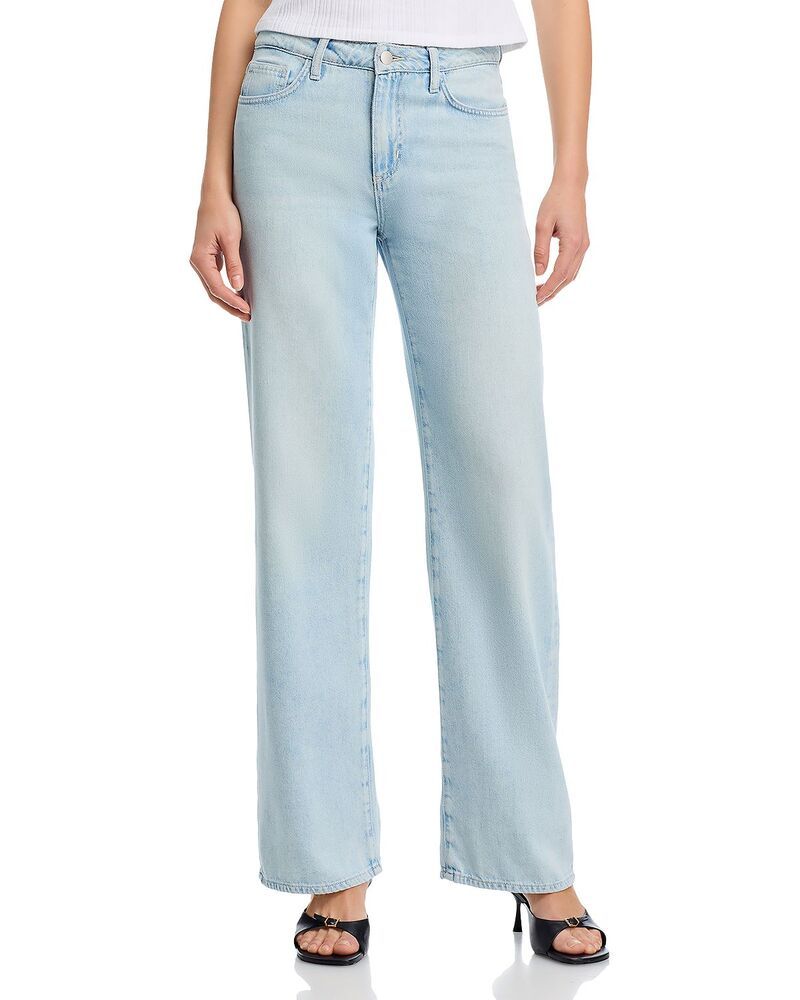 ラジャンス レディース ボトムス デニムパンツ ワイドレッグ ジーンズ LAGENCE Scottie High Rise Wide Leg Jeans in Lago