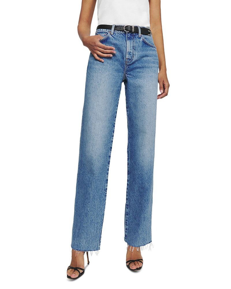 リフォーメーション レディース ボトムス デニムパンツ ジーンズ Reformation Val 90s Mid Rise Straight Long Inseam Jeans in Colorado
