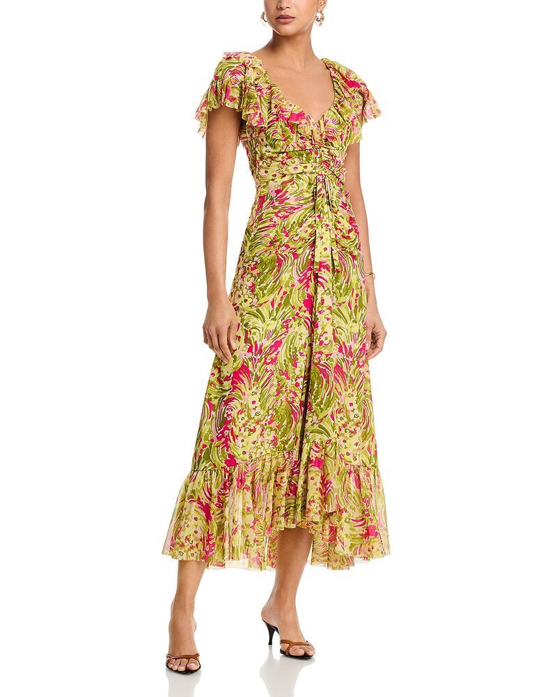 サンク セプト レディース トップス ワンピース Cinq Sept Daisy Swirl Ivey Dress Pink Amethyst Multi ピンク