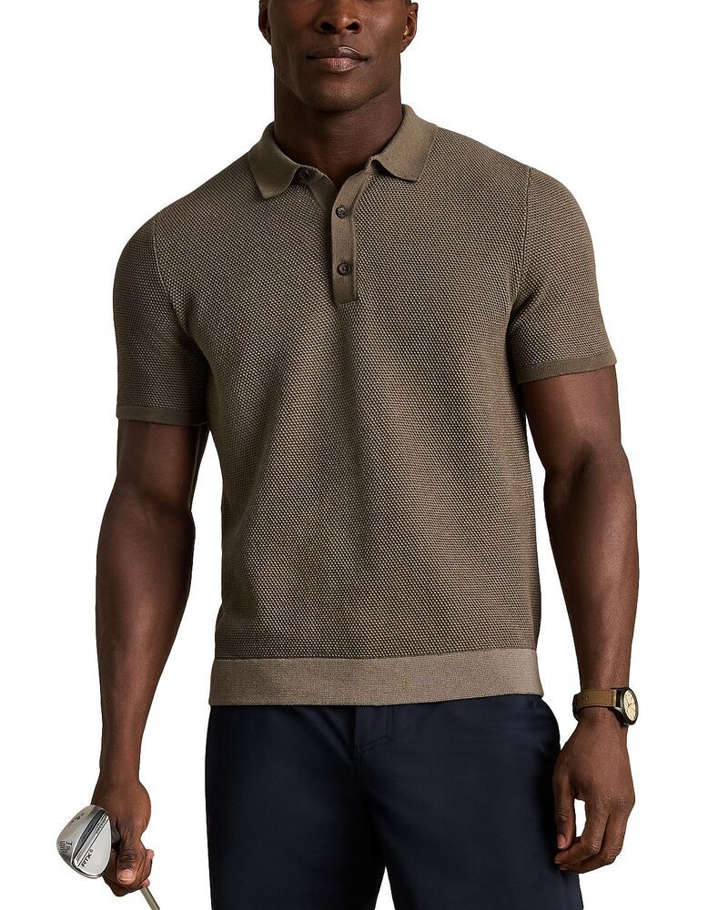 ローヌ メンズ トップス ポロシャツ ニット Rhone Mercer Knit Polo Shirt Smokey Olive オリーブ