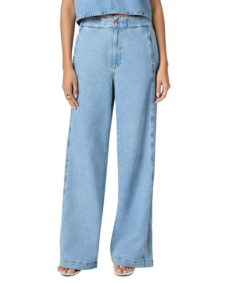 ペイジ レディース ボトムス デニムパンツ ワイドレッグ ジーンズ PAIGE Rumi High Rise Wide Leg Jeans in Revolution
