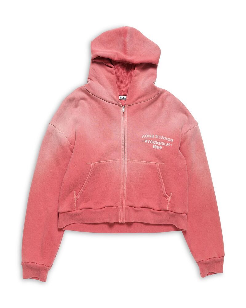 アクネ ストゥディオズ レディース アウター パーカー・スウェット シャツ Acne Studios Hooded Zip Sweatshirt Red レッド