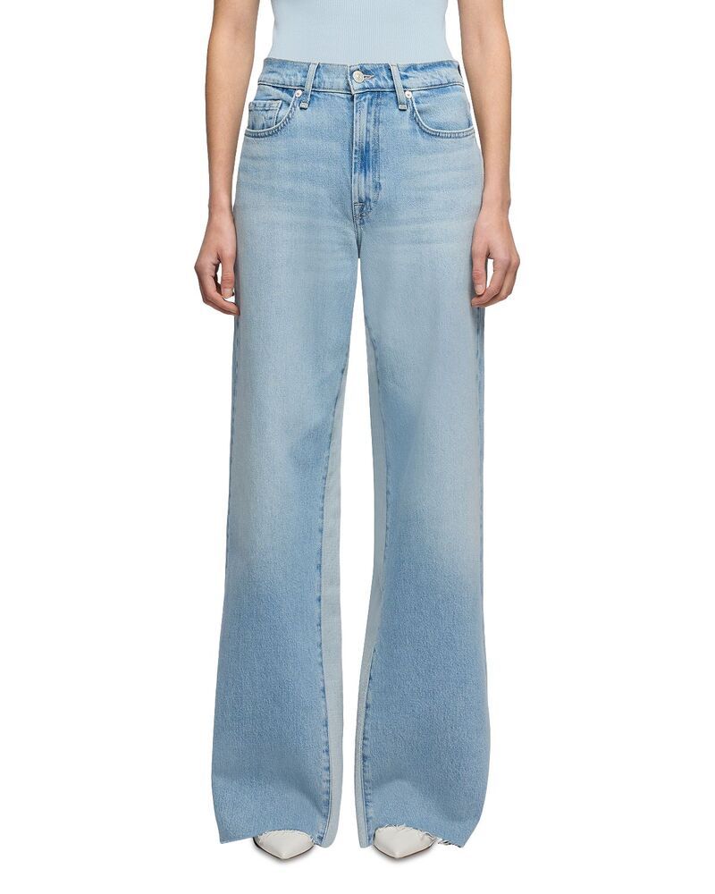 セブンフォーオールマンカインド レディース ボトムス デニムパンツ ジーンズ 7 For All Mankind Panelotta High Rise Jeans in Seabreeze
