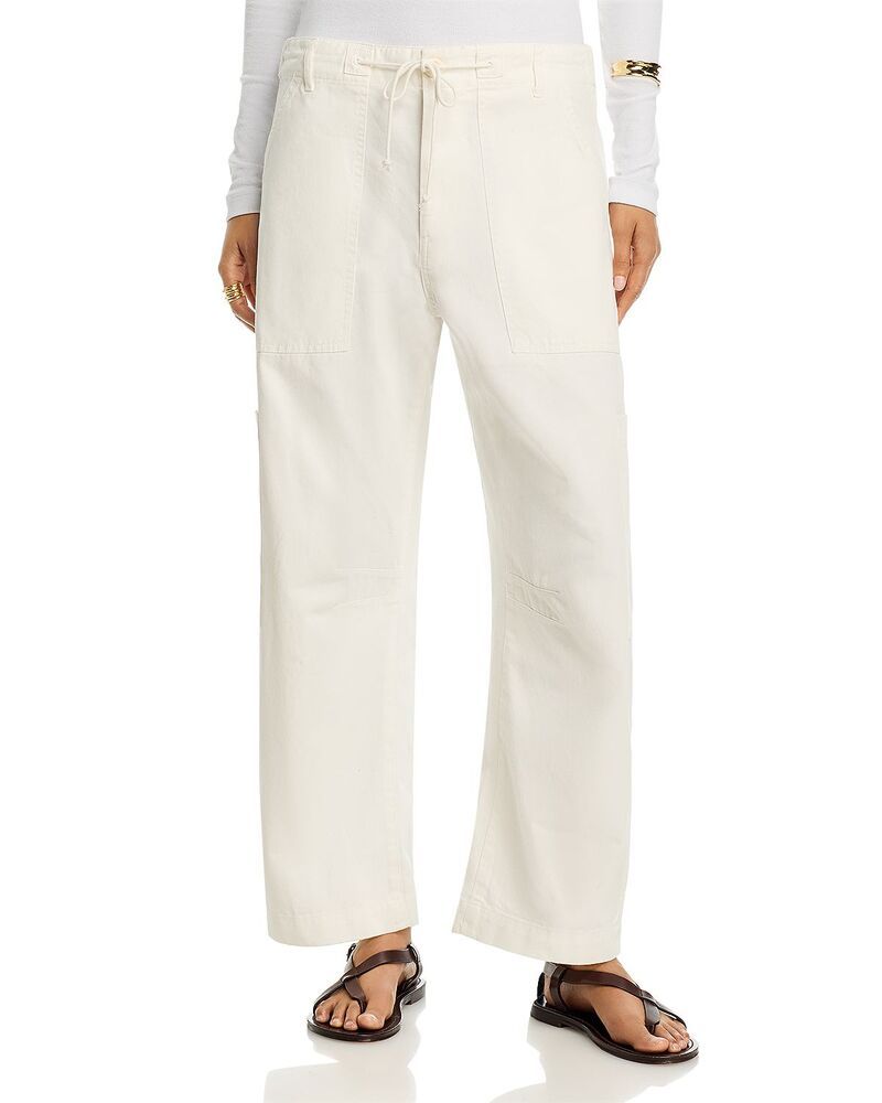 ピストーラ レディース ボトムス カジュアルパンツ Pistola Sabrina Curved Utility Pants White ホワイト