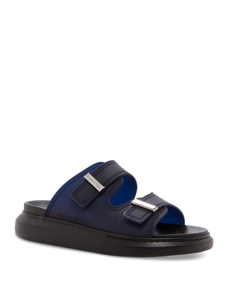 マックイーン メンズ シューズ サンダル McQueen Alexander Menslide Sandals Indigo インディゴ