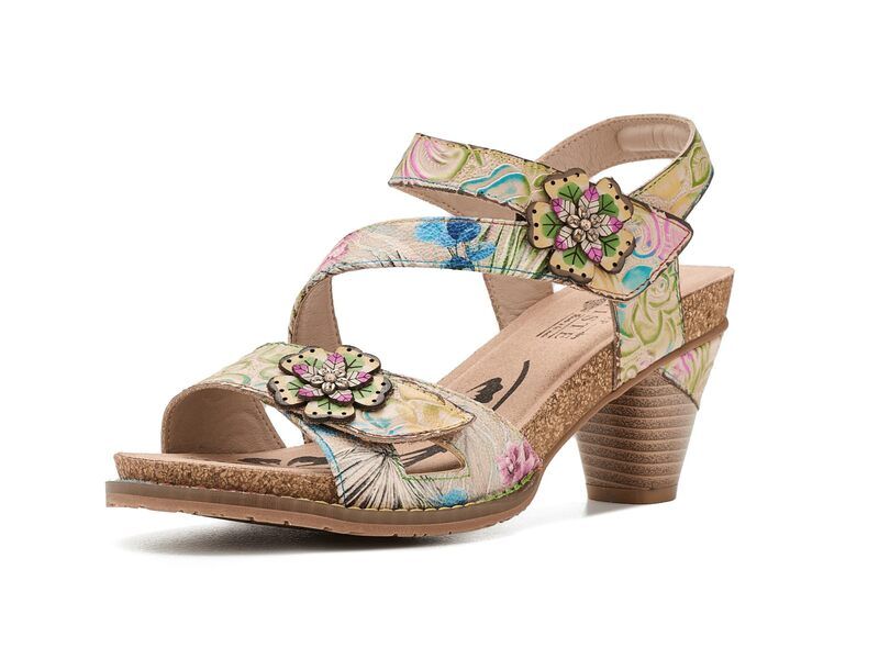 スプリングステップ レディース シューズ ヒール Lartiste By Spring Step Shesfab Tan Multi タン