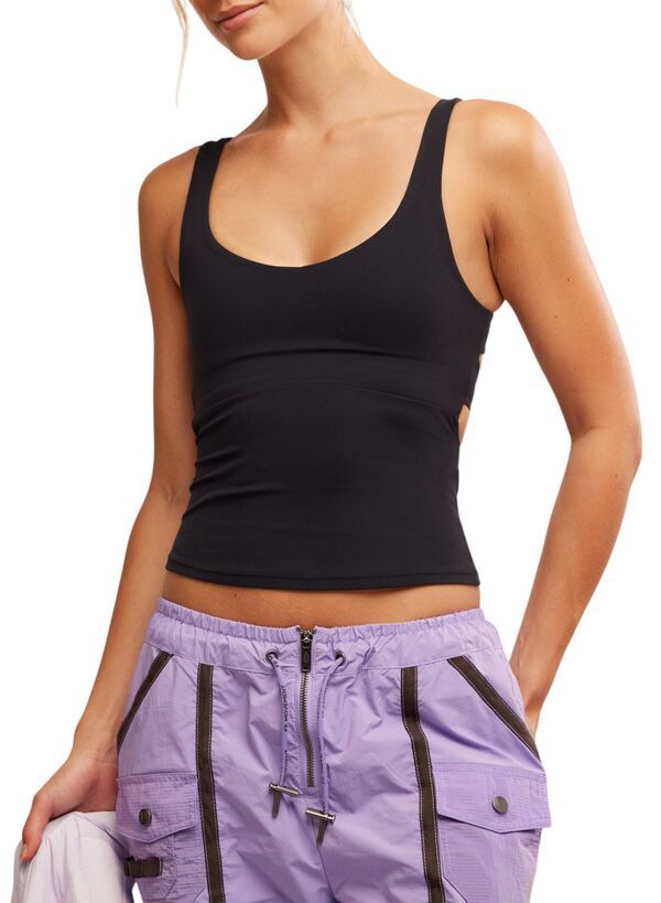 フリーピープル レディース トップス タンクトップ FP Movement Womens Never Better Long Tank Top Black ブラック