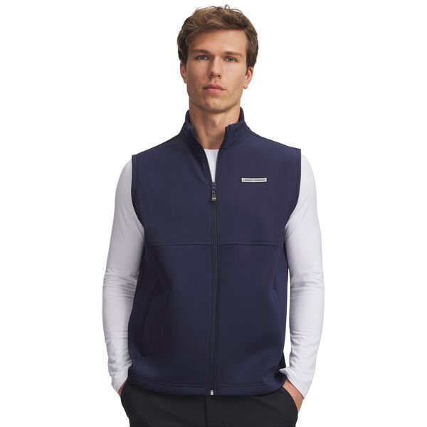 アンダーアーマー メンズ トップス ベスト Under Armour Mens UA Drive Pro Hybrid Golf Vest Midnight NavyBlack ブラック
