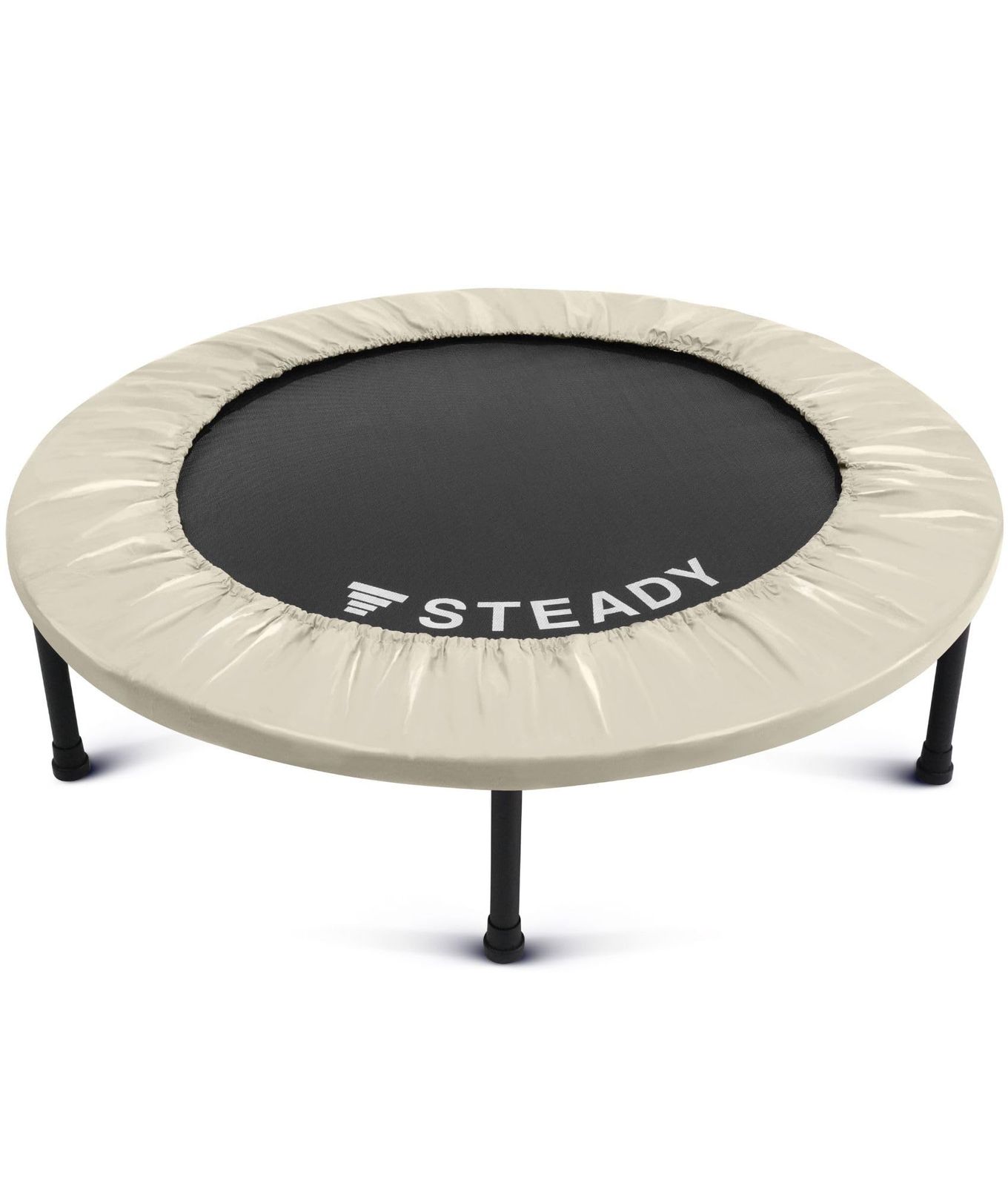 新品 STEADY トランポリン 室内 静音 耐荷重150kg 全12色 独自開発Power Flex? 高耐久性 折りたたみ 子供用 大人用 | 本体のみ/本体+手すり付/交換用カバーのみ | ST134/ST134-Cov