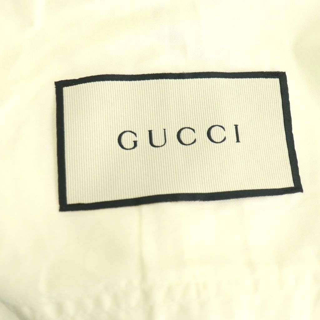 グッチ GUCCI サイドシェリーライン ワンピース 半袖 膝丈 40 紺 /SY