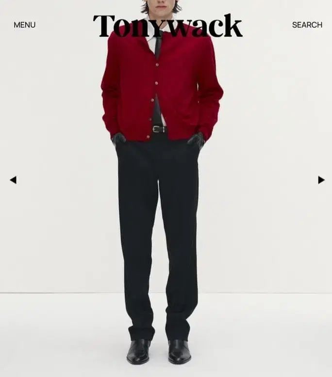 トニーウェック(Tonywack) 24年 ニューシグネチャー バージンウール テーラード スラックス