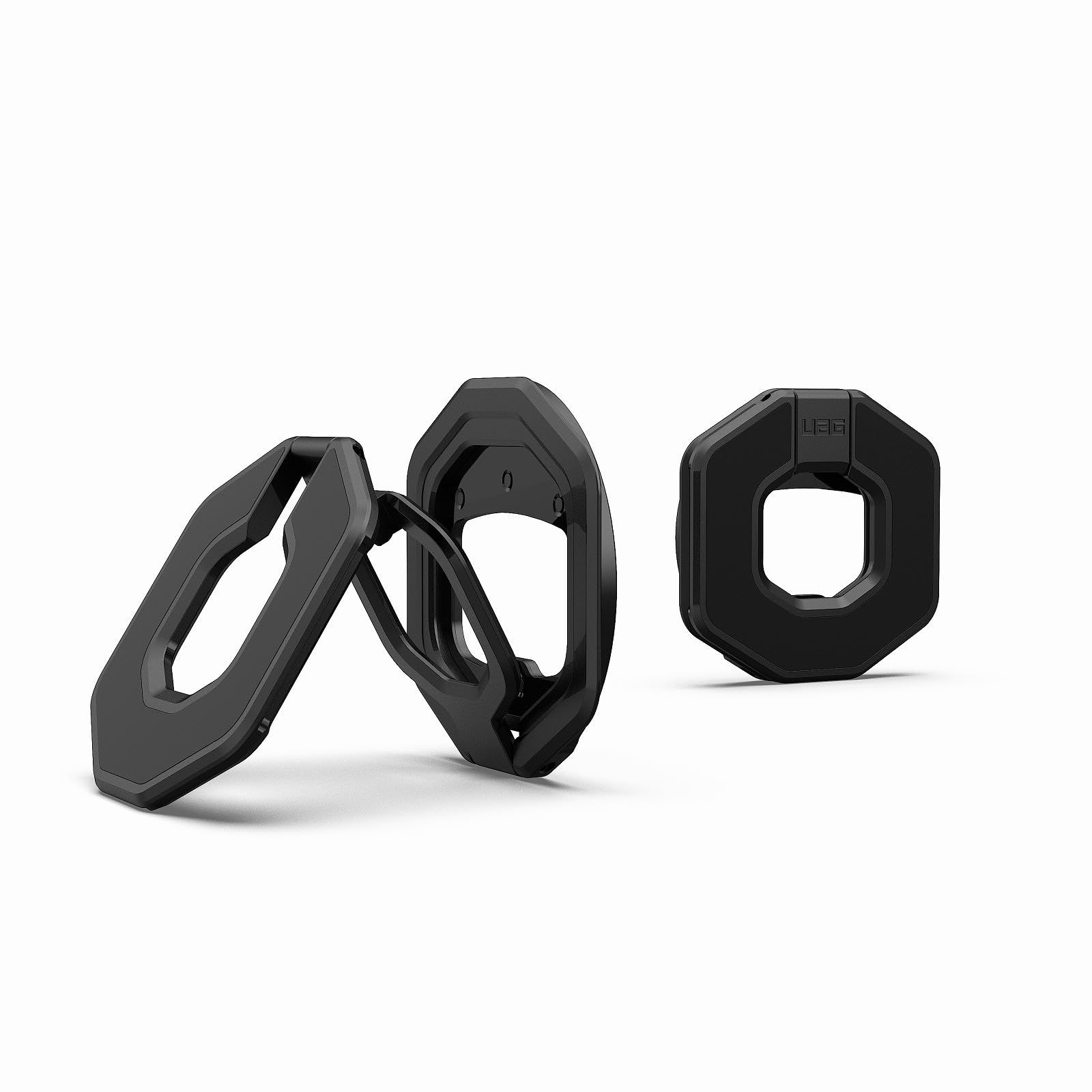 新品 URBAN ARMOR GEAR UAG製 Monarch Mag2 Dual Magnetic Ring Stand(ブラック) UAG-MRS2-P-BK