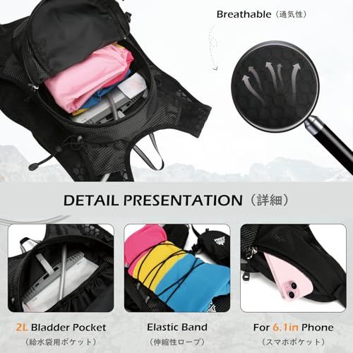 新品】[TRIWONDER] ランニング リュック バッグ ハイドレーション