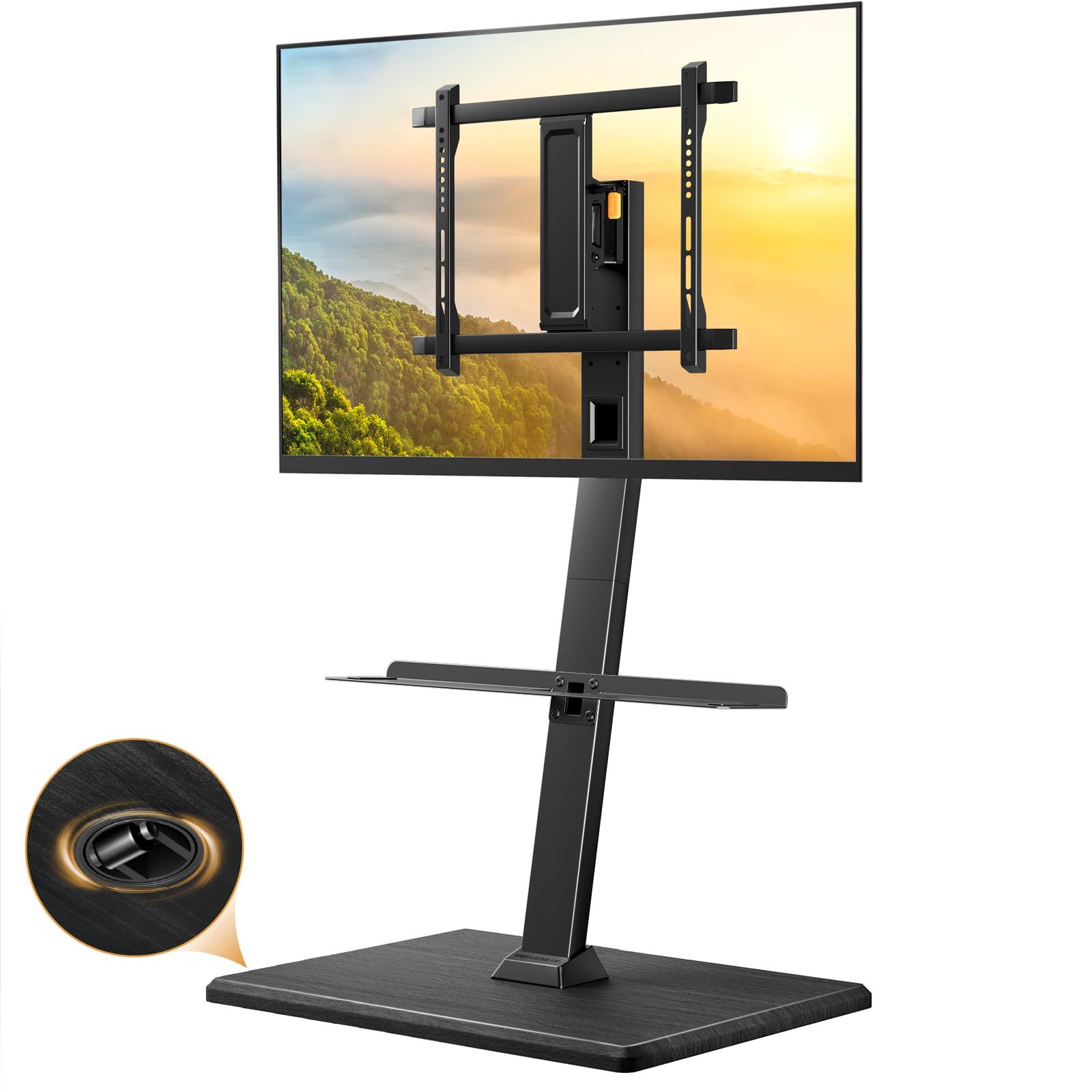 新品 PERLEGEAR テレビスタンド 30?70インチ対応 壁寄せ ハイタイプ 隠しキャスター付き 移動式 自立式 tvスタンド 耐荷重40kg 高さ3段階調整 左右±35° 首振り 上+5°/下-10° 調整可能 VESA100×100?400×400m