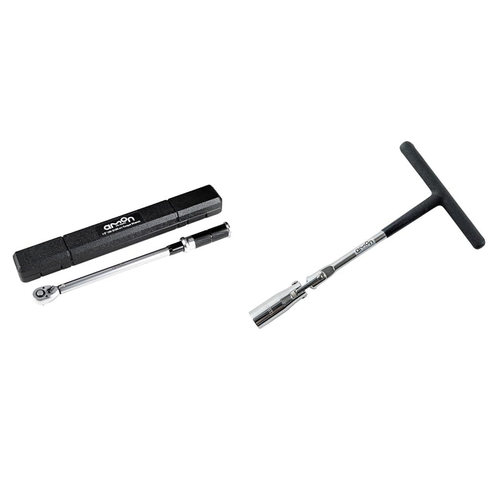 新品 【セット買い】 エーモン(amon) トルクレンチ 差し込み角12.7mm 自動車のタイヤ交換 トルク範囲30N・m~210N・m 校正証明書付き 4994 + プラグレンチ 16mm 8842 12,804円
