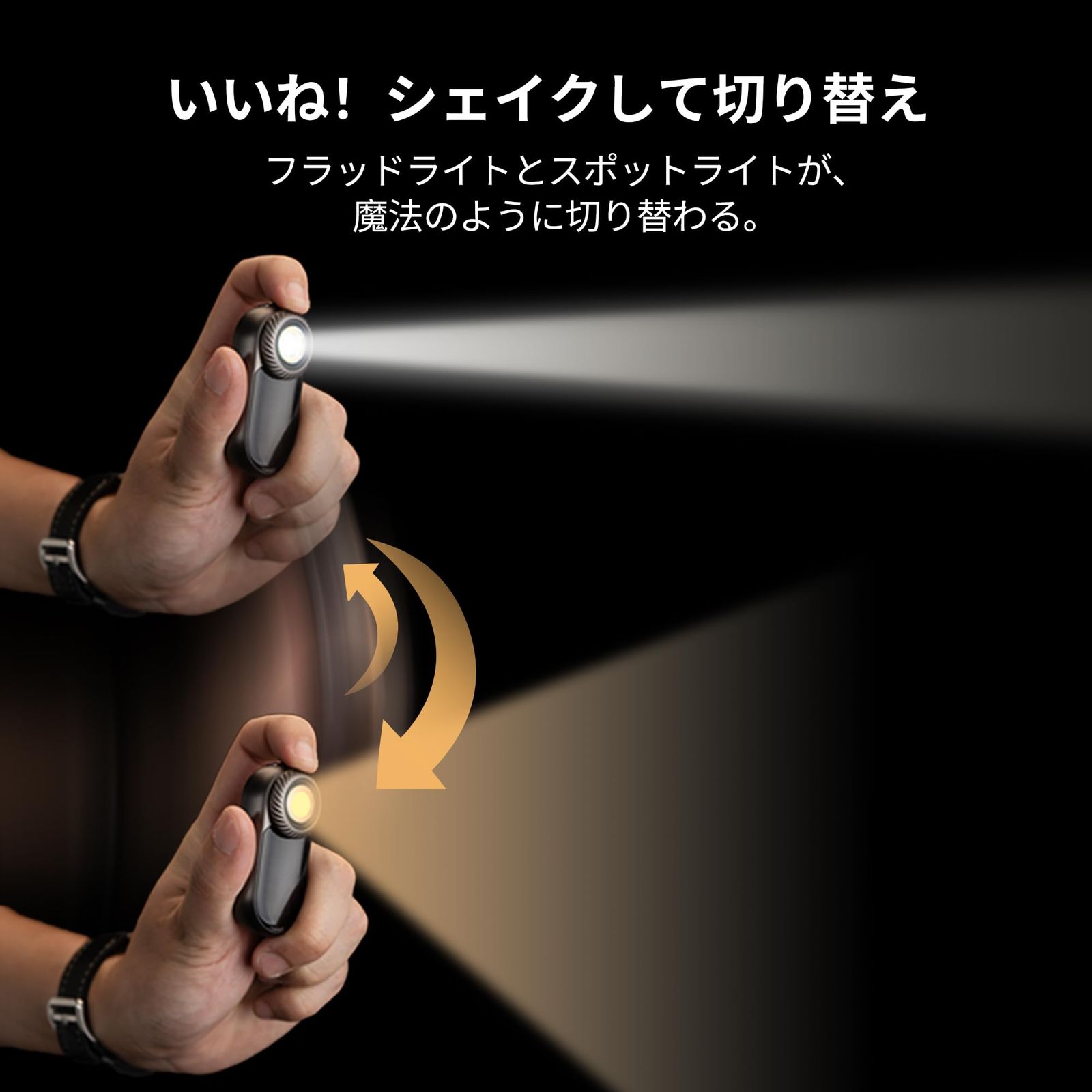 LOOP GEAR LOOPDOT LED懐中電灯 RGBピクセル画面 11種類ゲーム内蔵
