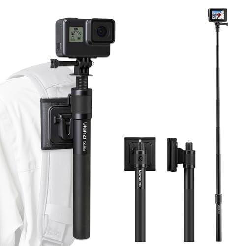 【新品】Ulanzi VL04 自撮り棒 バックパック ストラップマウント クイックリリース 見えない自撮り棒 GoPro用/insta360 X5用じどり棒 1/4インチネジ付き GoPro用アダプター付き ベルクロストラップ付き 114c 3bdbbd61