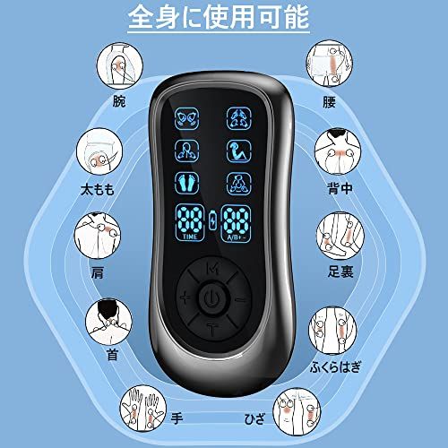 REALIZE EMSリラクゼーショングッズ SENPPLE リラクゼーション器 EMS微電流ケア 筋トレグッズ 6モード 19