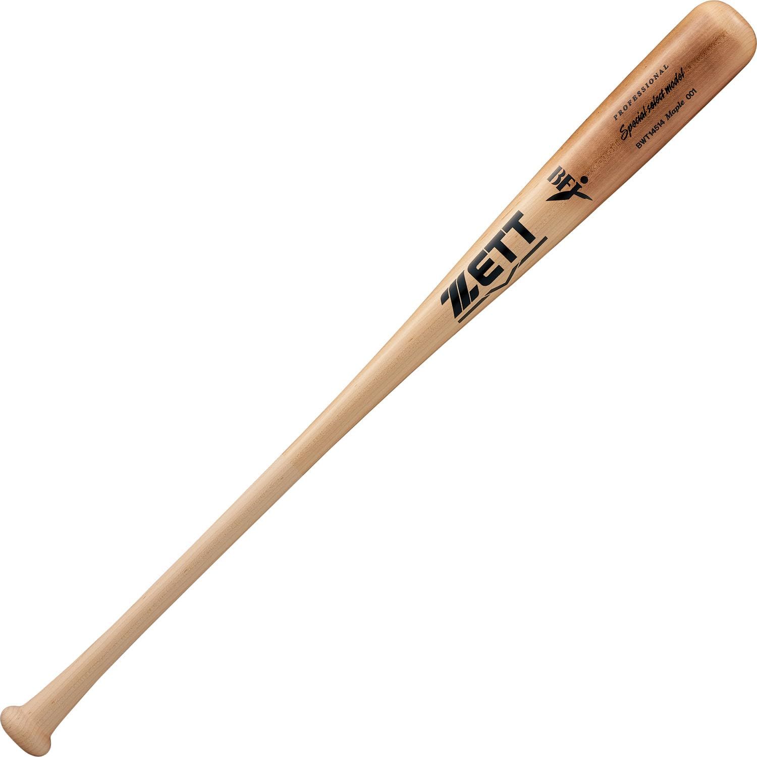 新品 ゼット(ZETT) 硬式野球 バット スペシャルセレクトモデル 木製(北米産ハードメイプル) 84cm 880g平均 焼き加工(1201TG) BWT14514