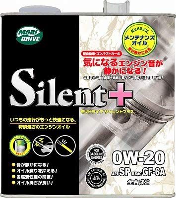 新品 モリドライブ エンジンオイル サイレントプラス 0W-20 3L SP GF-6A 全合成油 エコカー 軽自動車 ルート産業 MORIDRIVE