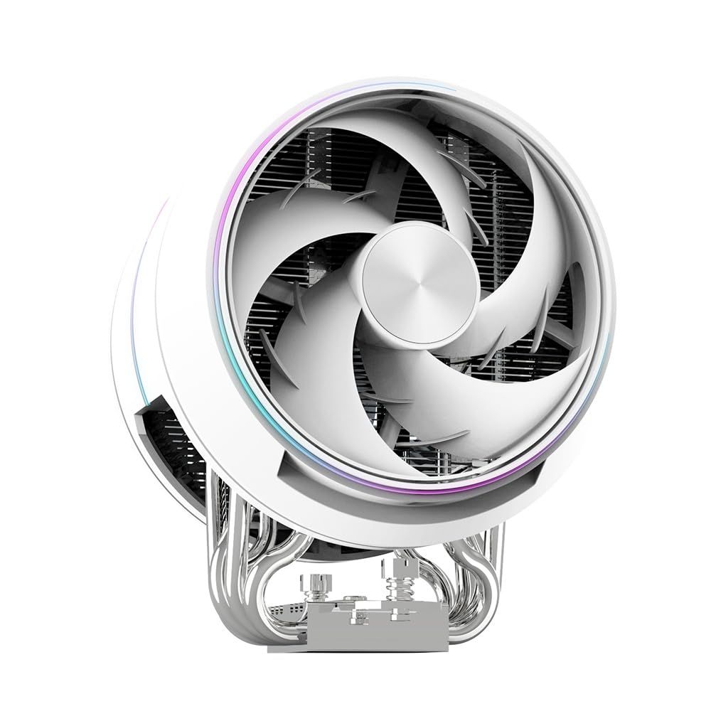 新品 ZALMAN ZET5 WHITE ARGB 120mmファン搭載 デュアルタワー型 空冷CPUクーラー FN2607