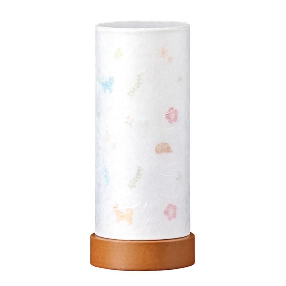 新品 盆提灯 No.2910P 和照灯(北欧) 高さ18.5cm ペット コードレス LED 二重張 モダン 和照灯