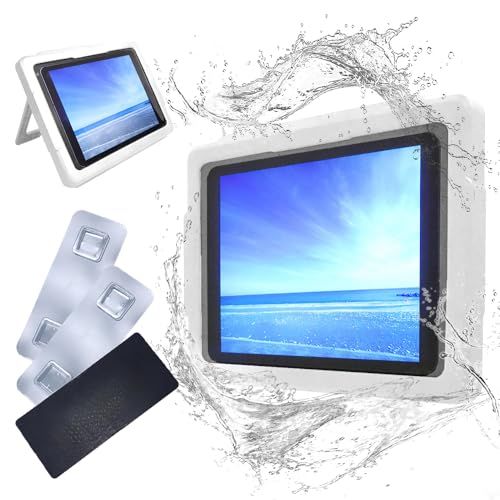【極厚マグネット 賃貸】Teresa タブレット 防水ケース お風呂 iPad 壁掛け 11インチまで 説明書 2024年版 (ホワイト)送料無料