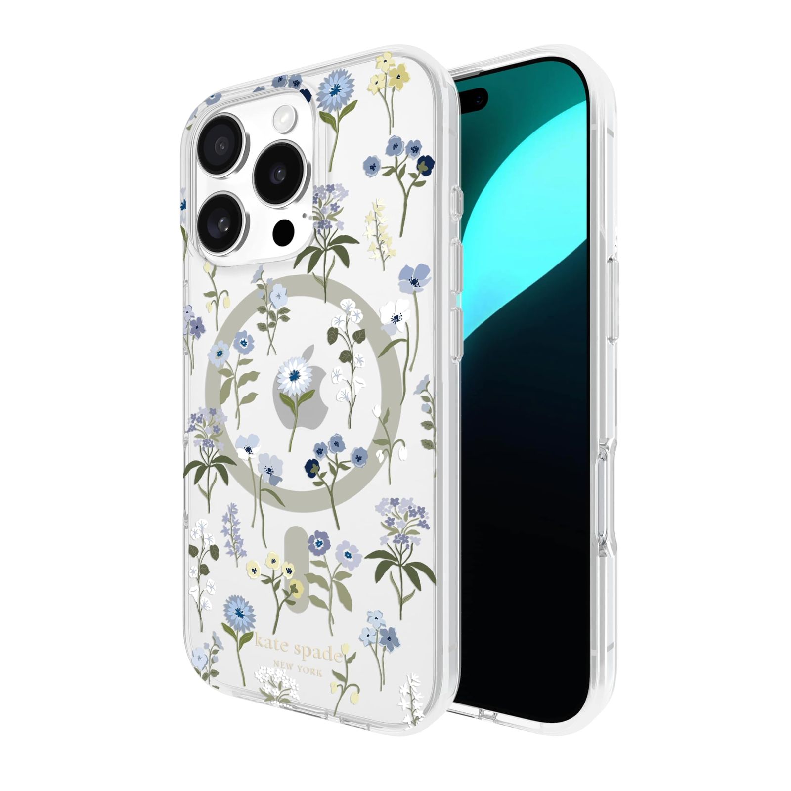 新品 [CASEPLAY] ケイトスペード ニューヨーク for iPhone16 Pro用のスマホケース 背面型 Protective Hardshell Case マグセーフ Case 正規品 ケイトスペード ニューヨーク (Precious Bloom)