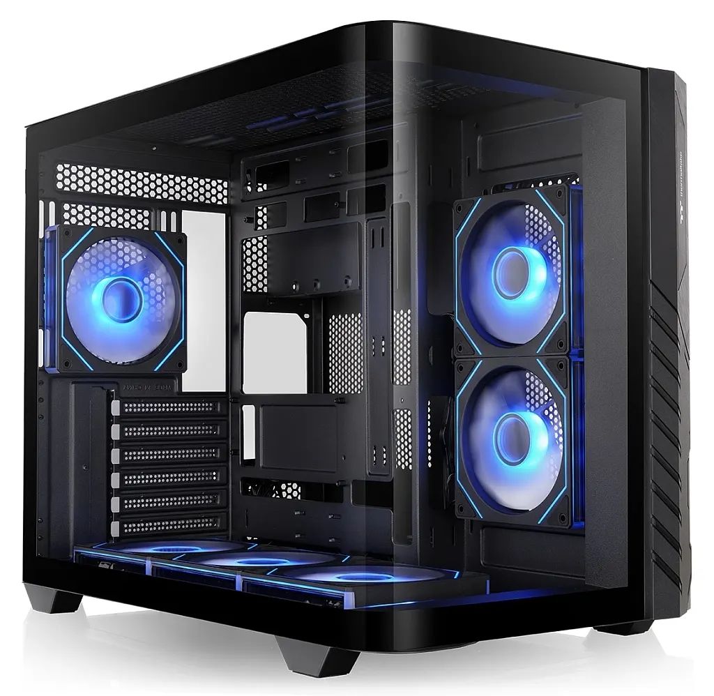 【新品】PCハード ミドルタワー型PCケースVision 330 CR ARGB Black [CA-11V-00M1WN-00]