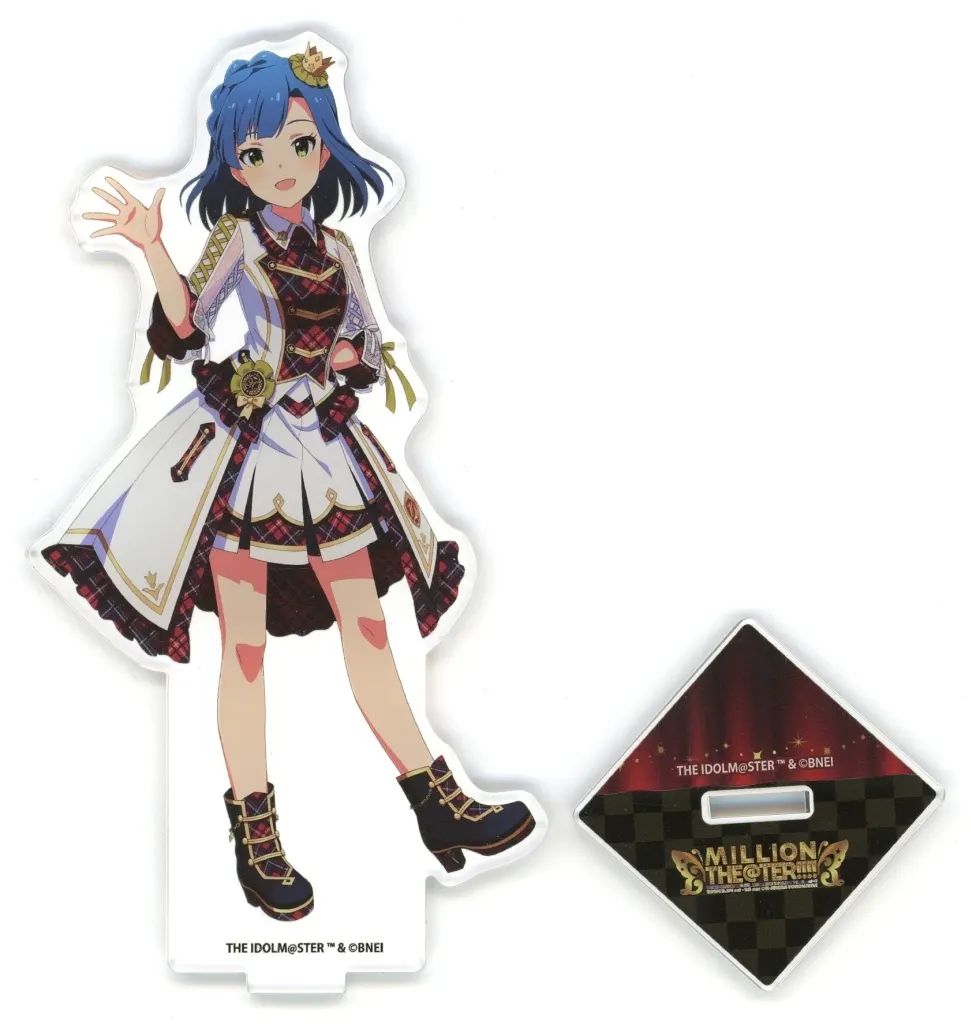 アイドルマスター ミリオンライブ 七尾百合子 グッズまとめ アクスタ 歩数計等 中古】アクリルスタンド・アクリルパネル 七尾百合子(10th Act-4開催