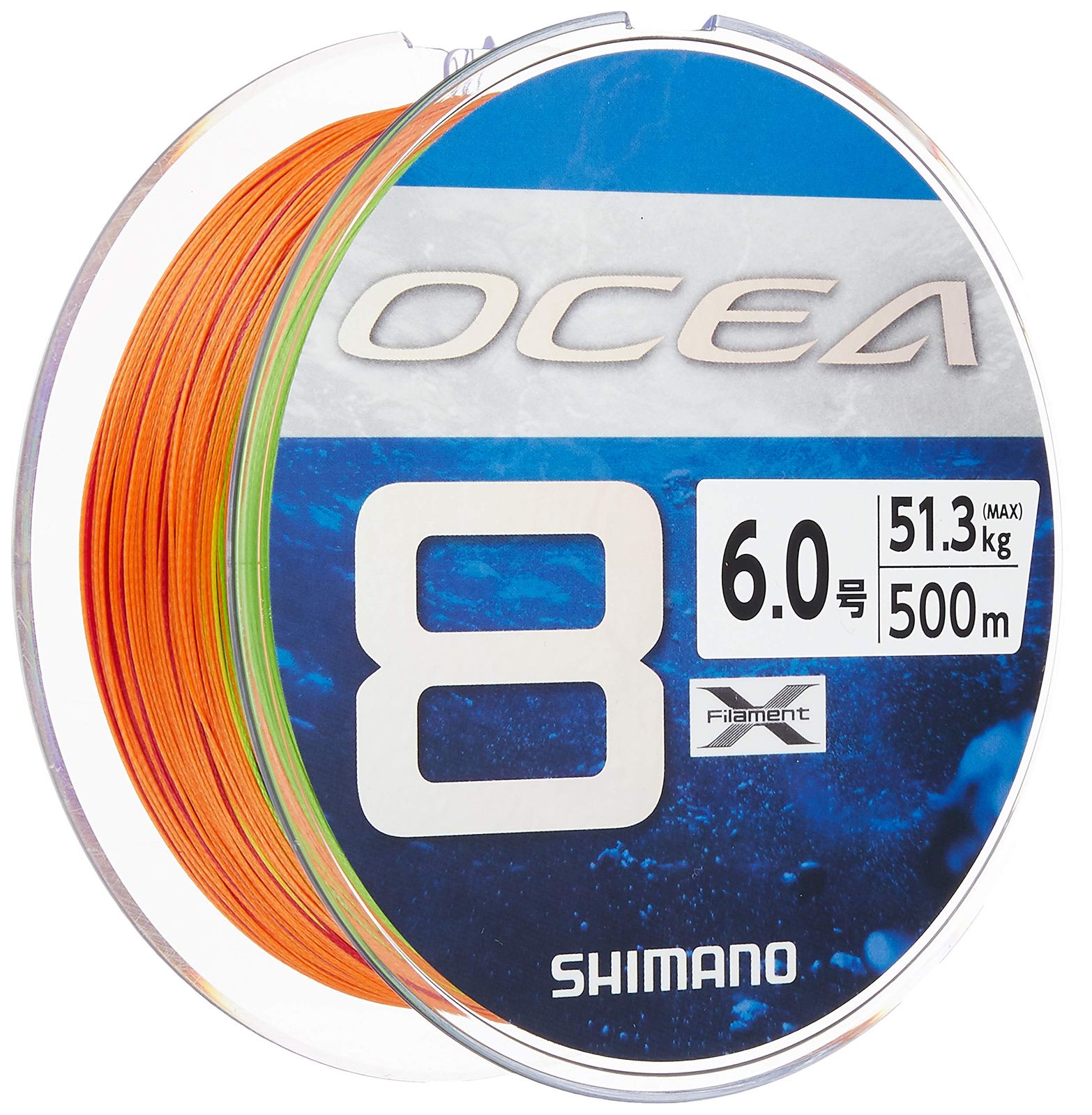 新品 シマノ(SHIMANO) ライン オシア8 500m 6.0号 5カラー LD-A91S 釣り糸