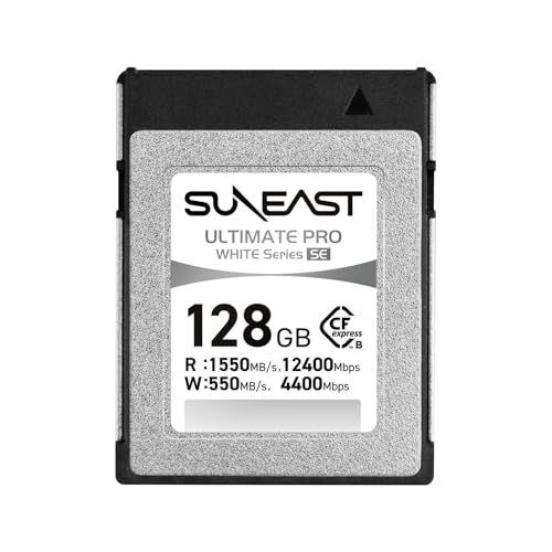 SUNEAST ULTIMATE PRO WHITE SE series CFexpress TypeB 128GB 最大書込速度1,550MB/s 最大読込速度550MB/s 5年t 07126b44