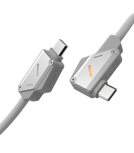Aulumu M07 240W USB-C to USB-C アルミニウム合金ケーブル｜USB 3.1 Gen2 10Gbps｜4K@60Hz 映像出力・急速充電対応｜iPhone 17/16/15 Pro Max、NVMe SSD、Gala f9932563