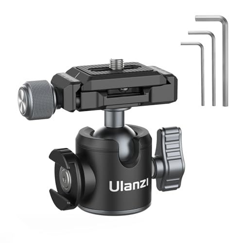 【新品】ULANZI U-80L 雲台 ボールヘッド 自由雲台 アルカスイス互換 ボール雲台 カメラ雲台 360度調整可能 小型 耐荷重10kg 1/4インチネジ穴 コールドシュー付き アルミ合金 安定 コンパクト ビデオ カメラ 三脚用 六 f417bbc3