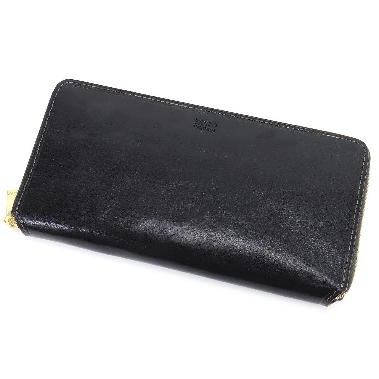 新品 [タケオキクチ] ラウンドファスナー長財布 イデア 756607 ブラック