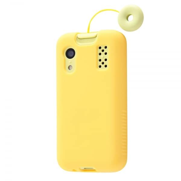 新品 スマホケース キッズケータイ イエロー KY-41C キッズ携帯 docomo